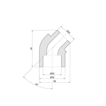 Кутик PPR Thermo Alliance 25, 45° — Photo 1