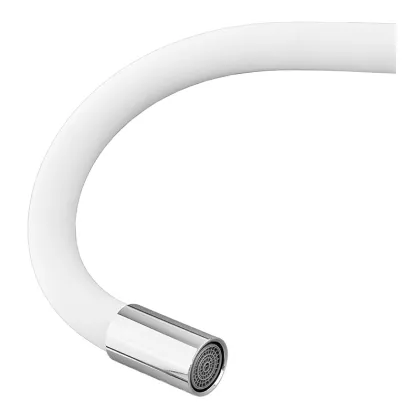 Змішувач для кухні Mixxus SUS-011 Chrome Refl.White (нерж. сталь) (MI6233) — Photo 1
