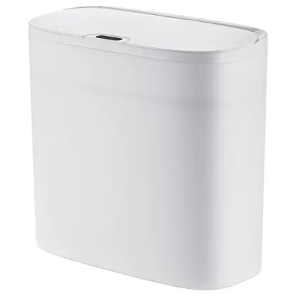 Відро для сміття сенсорне прямокутне Mixxus Wave-TC0414 White 14 л (колір білий) (MI8405)