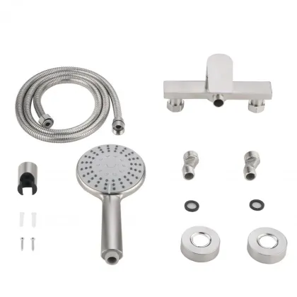 Змішувач для душу Lidz Nexus 010 (k35) LDNEX010NKS49188 Nickel — Photo 6
