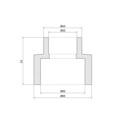 Муфта PPR Thermo Alliance 50х32 — Photo 1