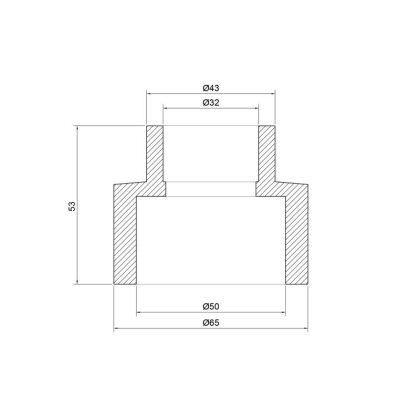 Муфта PPR Thermo Alliance 50х32 — Photo 1