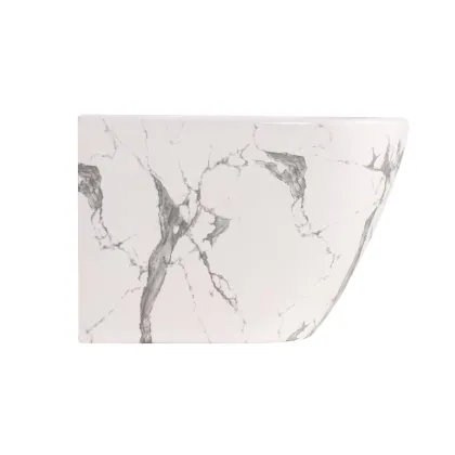 Біде підвісне Qtap Robin 515x370x350 мм, Marble QT13551381GMR — Photo 3