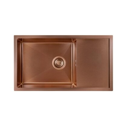 Кухонне миття Qtap D7844BR 3.0/1.2 мм Bronze (QTD7844BRPVD12)