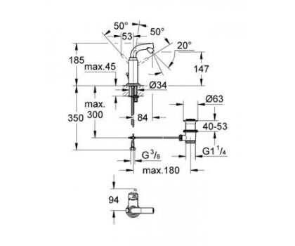 ATRIO-змішувач для біде GROHE 32134001 — Photo 1