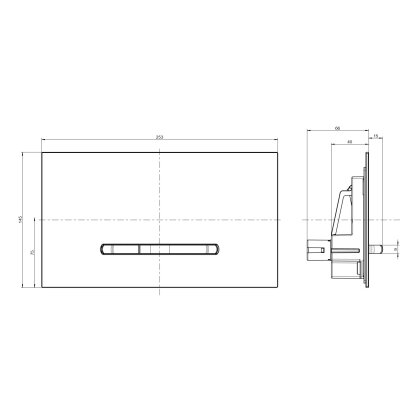 Змивна клавіша VILLEROY &amp; BOCH VICONNECT 92218068, білий — Photo 1