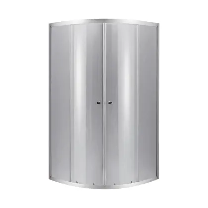 Душова кабіна Lidz Latwa SC90x90.SAT.LOW.DGR, скло темне тоноване 4 мм без піддона