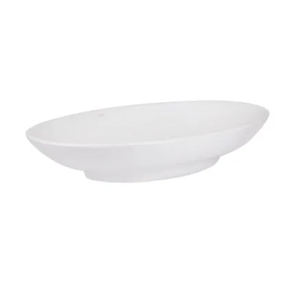 Комплект Qtap Dove: Раковина накладна овальна 680х420х120 мм White + Донний клапан PU02 — Photo 2