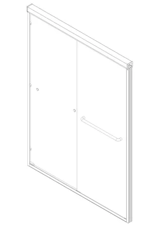 Двері в нішу Koer SR SD03-140x200-TR-01 прозоре скло Easy Clean 8мм, хром (KR5385) — Photo 9