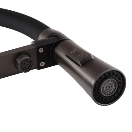 Змішувач для кухні Mixxus Premium Magnet 021 GRAPHITE REFL.BLACK (MI6975) — Photo 5