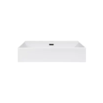 Раковина Qtap Nando K 600х355х125 White з донним клапаном QT12117060KW — Photo 3