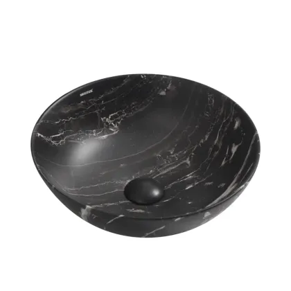 Раковина накладна Mixxus Premium ELLIPSE-0106 MARBLE 390х390х140mm (MP6533)