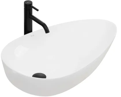 Умивальник (раковина) REA GRETA 75 WHITE білий накладний