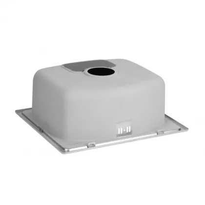 Кухонне миття Qtap 4842 0,8 мм Satin (QT4842SAT08) — Photo 4