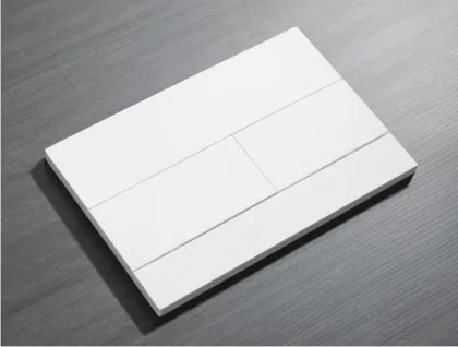 Панель змиву Koer KT-0603-03 240x160x10mm пластикова, кнопка лінійна — Photo 1
