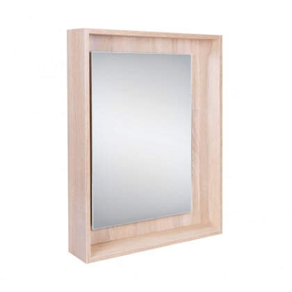 Дзеркало підвісне Qtap Pisces 600х800х140 Whitish oak з LED-підсвічуванням QT2577ZP6003WO — Photo 2