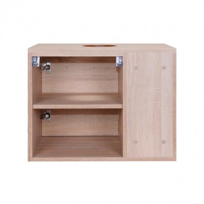 Тумба підвісна Qtap Pisces 600х480х470 Whitish oak зі стільницею QT2579TPL603WO — Photo 5