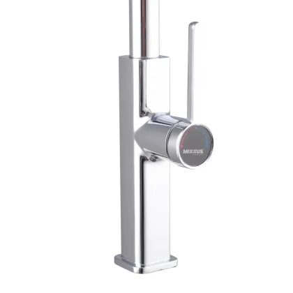 Змішувач для кухні з висувним виливом Mixxus Premium HAMMER 014 (MI6953) — Photo 4