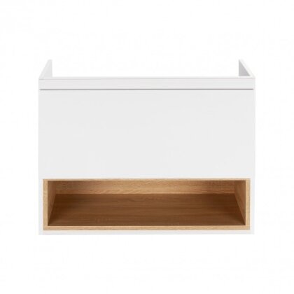 Тумба підвісна Qtap Robin 700х580х437 White/Whitish oak QT1374TPВ7001WWO — Photo 3