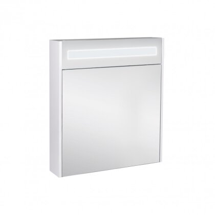 Дзеркальний шафа підвісний Qtap Robin 600х730х145 White з LED-підсвічуванням QT1377ZP6001W — Photo 2