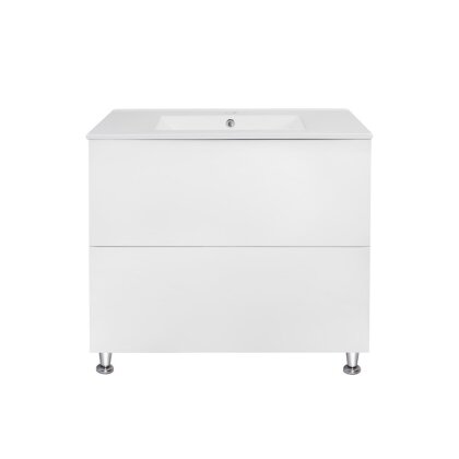 Комплект Qtap Tern 800х725х437 White тумба підлогова + раковина урізна QT1771TNL8013080CW — Photo 2