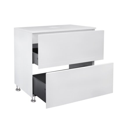 Тумба підлогова Qtap Tern 700х616х469 White зі стільницею QT1780TNL701W — Photo 3