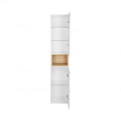 Пенал підвісний Qtap Robin 350х1650х316 White/Whitish oak QT1376PP1651RWWO — Photo 4