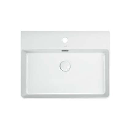 Раковина Qtap Nando LT 600х420х120 White з донним клапаном QT12112173W