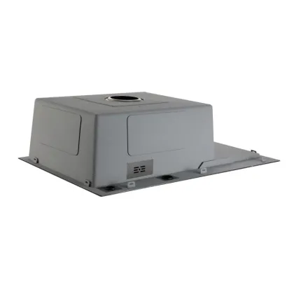Мийка для кухні інтегрована Lidz Handmade Max 500 H7849R Brushed Steel, 3,0/1,0 мм, крило праворуч, збільшена чаша LDH7849RBRU49464 — Photo 4
