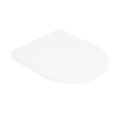 Унітаз підвісний Qtap Robin New Ultra Quiet безобідковий з сидінням Soft-close WHITE QT13332381АSW — Photo 7