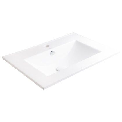 Комплект Qtap Albatross 605х825х460 White тумба напольна + раковина урізна QT0171TN600D3060CW — Photo 4