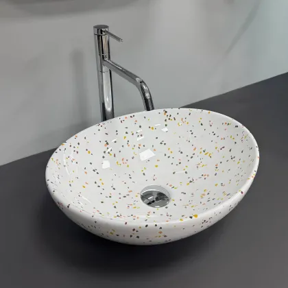 Умивальник (раковина) VBI PARMA MOSAIC GLOSSY накладний — Photo 1