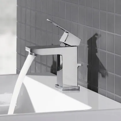 Змішувач для умивальника з дон. клапаном Grohe Eurocube (23127000) — Photo 4