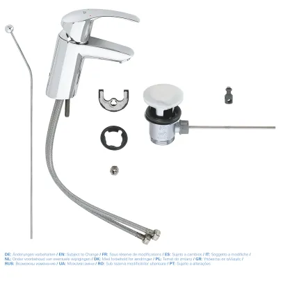 Змішувач для раковини S-розміру Grohe Eurosmart (33265002) — Photo 1