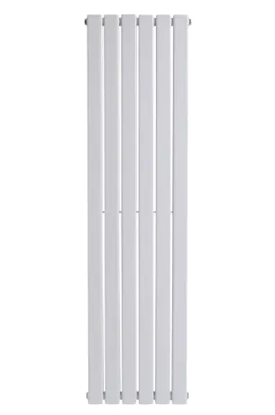 Вертикальний дизайнерський радіатор опалення ARTTIDESIGN Livorno II 6/1800/408/50 білий матовий — Photo 5