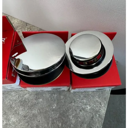 Донний клапан для ванни Koer PW-05-01 автоматичний (Click-Clack) (Колір хром) 1 1/2'' (KR3406) — Photo 4
