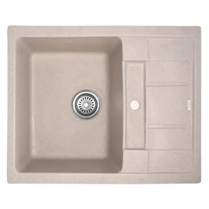 Мийка кухонна Haiba HB8210-G319 sand 620x500x200 (HB0985)