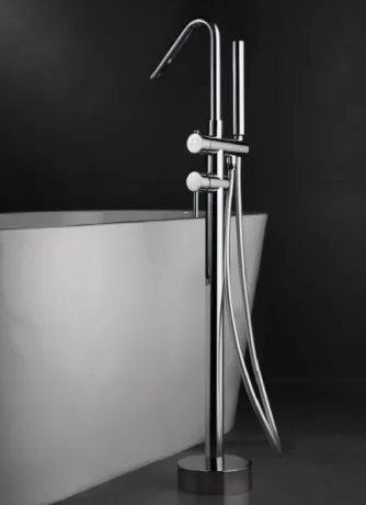 IMEX CORCEGA CHROME Підлоговий змішувач для ванни, хром — Photo 1