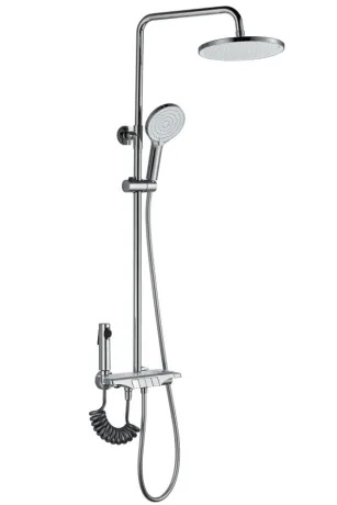 Душовий гарнітур REA SAVIO LED CHROME з термостатом — Photo 3