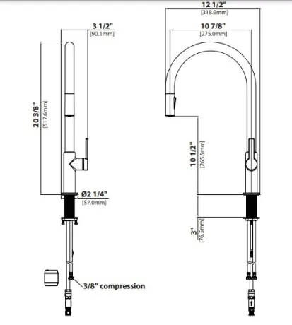 Змішувач кухонний KPF-2820 — Photo 2