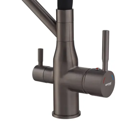 Змішувач для кухні MixxusPremium Gravity 021 GRAPHITE REFL.BLACK (MI6979) — Photo 7