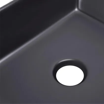 Раковина-чаша Qtap Tern 475х370х140 Matt black QT172074MBMBN — Photo 4