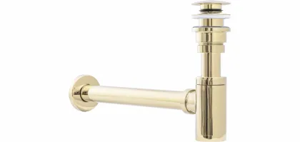 Сифон для раковини REA GOLD універсальний + CLICK-CLACK — Photo 3