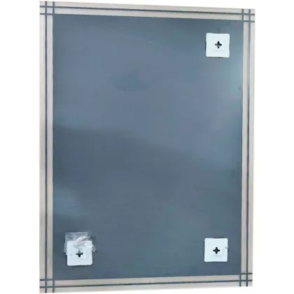 Дзеркало настінне ZERIX FONTE MRZ10-60x80-REVERSE прямокутне з декором (ZX5640) — Photo 1