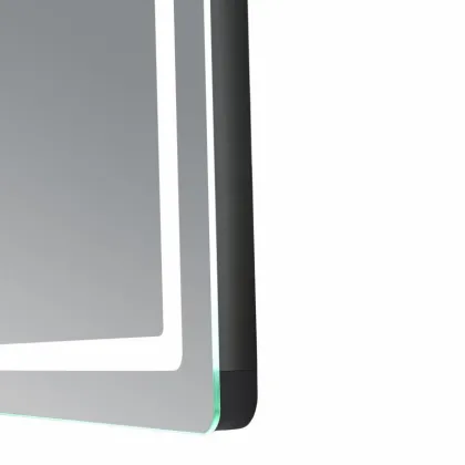 Дзеркало Qtap Mideya (MI2) 1000х800 з годинником, з LED-підсвічуванням Touch, з антизапотіванням, димером, рег. яскравості QTMID100080049266 — Photo 4