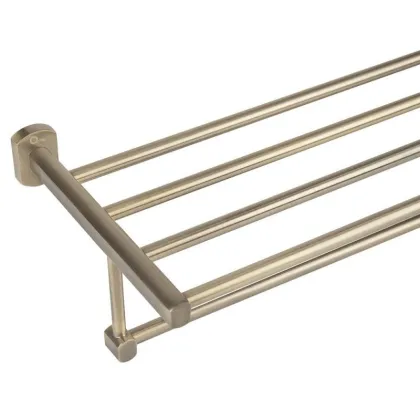 Полиця універсальна Qtap Liberty 600 мм із тримачем QTLIBANT1122 Antic Bronze — Photo 2