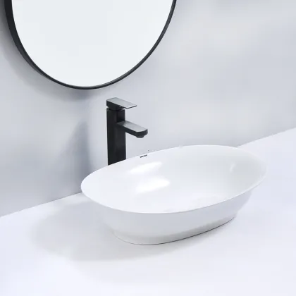 Раковина накладна Mixxus Premium ELLIPSE-0103 550х390х140mm (MP6553) — Photo 3