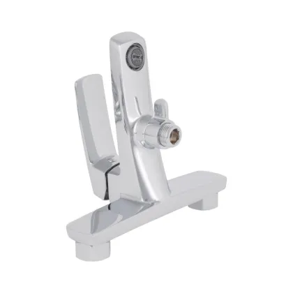 Змішувач для ванни Qtap Tern (c душевым гарнитуром) QTTER259CRM47586 Chrome — Photo 2