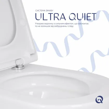 Унітаз підвісний Qtap Scorpio ML Ultra Quiet 490x365x325 мм, з сидінням Soft-close MagLock, White QTSCOML26W49622 — Photo 4