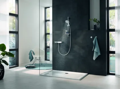 Душовий гарнітур зі штангою, 3 режими струменю Grohe Rainshower SmartActive (26591000) — Photo 4